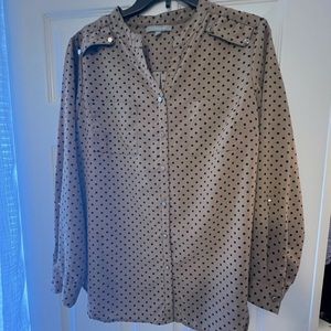 Tan Blouse/Work Wear